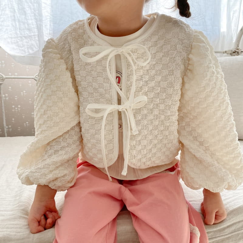 Momo Ann - Korean Children Fashion - #minifashionista - Embo Cardigan - 5