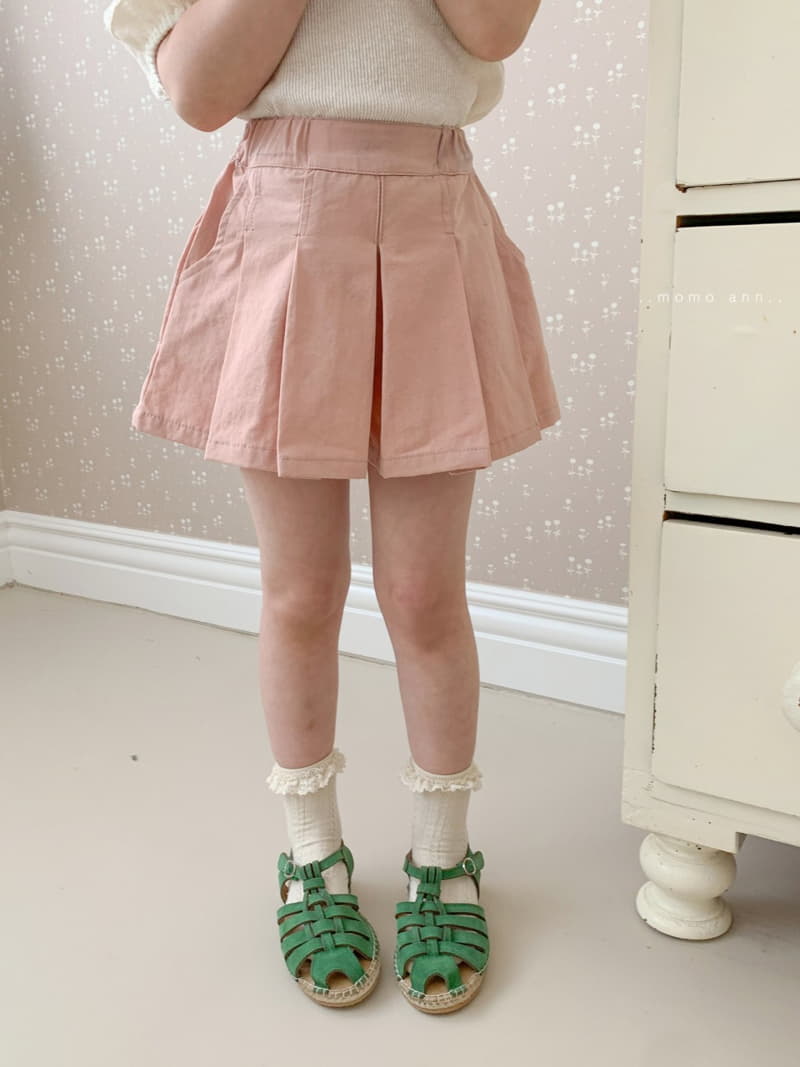 Momo Ann - Korean Children Fashion - #stylishchildhood - Pleats Skirt Pants - 6
