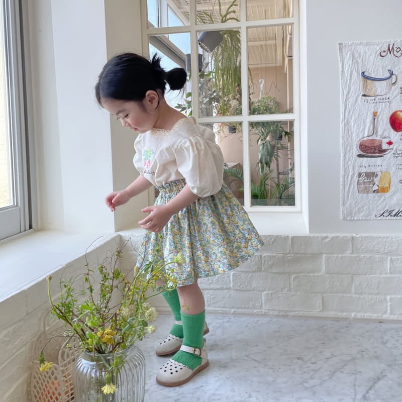 Momo Ann - Korean Children Fashion - #toddlerclothing - Berry Blouse - 5