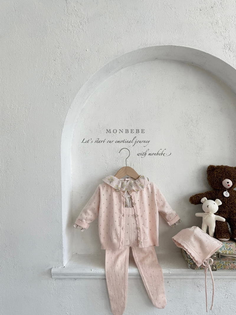 Monbebe - Korean Baby Fashion - #babyoutfit - Baby Cotton Bonnet - 8