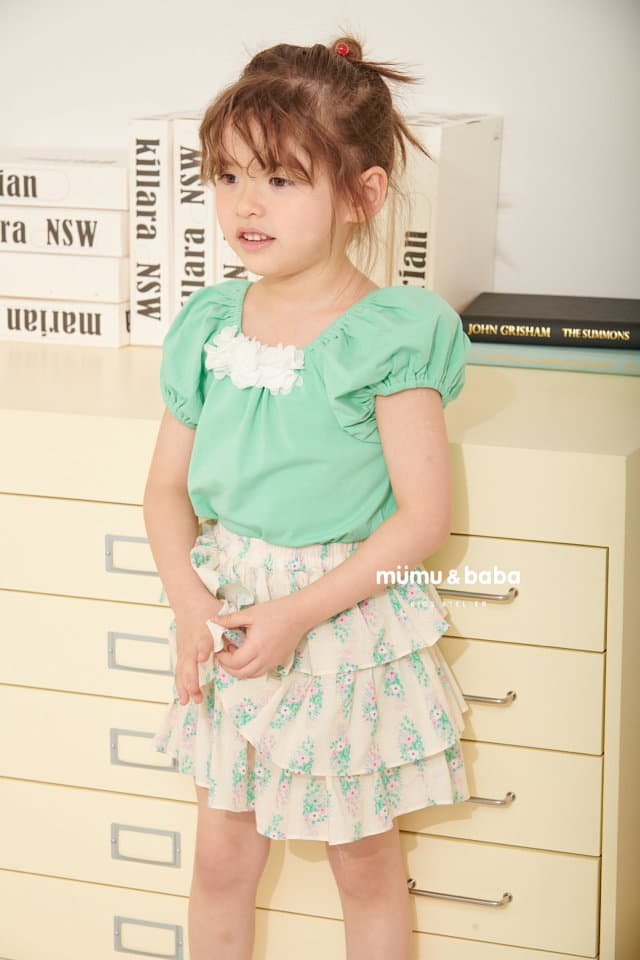 Mumunbaba - Korean Children Fashion - #Kfashion4kids - Jeje Flower Tee - 8