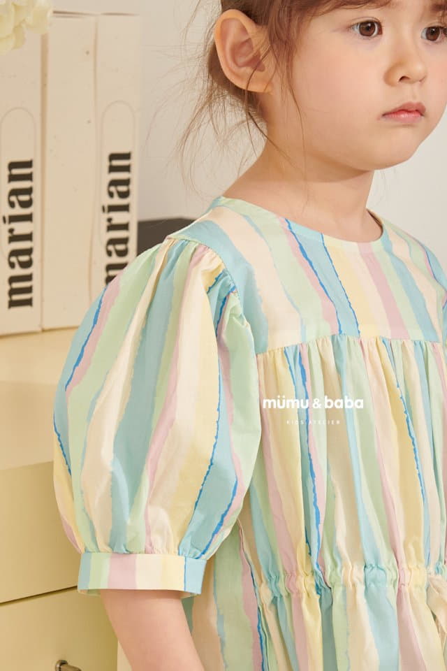 Mumunbaba - Korean Children Fashion - #childofig - Rainbow One-piece - 3