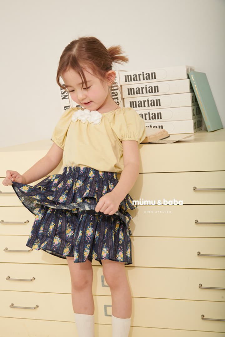 Mumunbaba - Korean Children Fashion - #childrensboutique - Garden Skirt Pants - 2