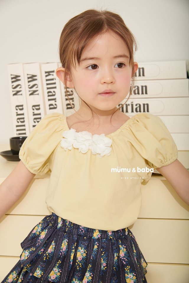 Mumunbaba - Korean Children Fashion - #discoveringself - Jeje Flower Tee - 4