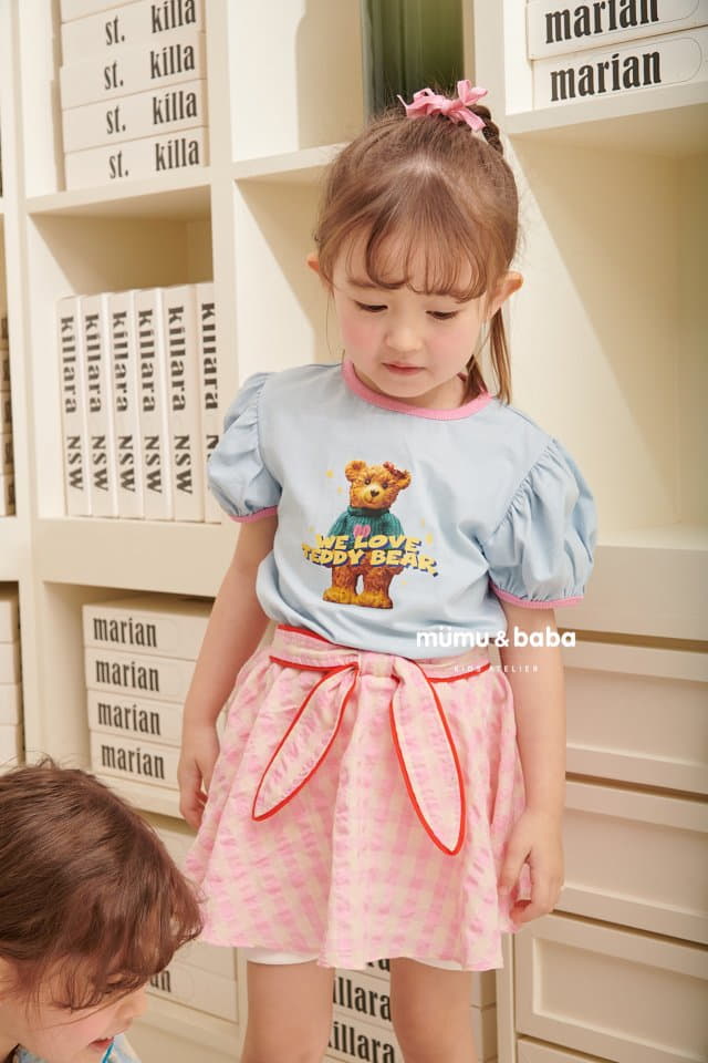 Mumunbaba - Korean Children Fashion - #fashionkids - Teddy Bear Tee
