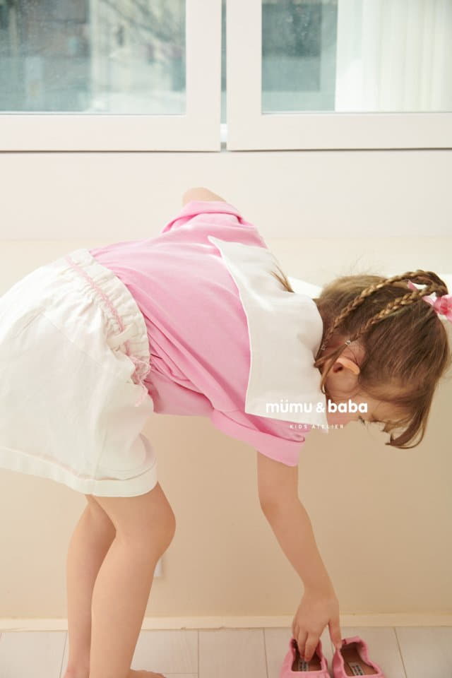 Mumunbaba - Korean Children Fashion - #kidsshorts - Marine Up Tee - 6