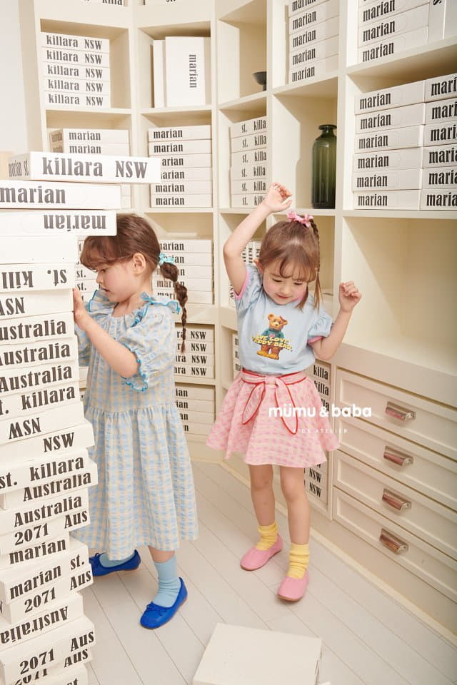 Mumunbaba - Korean Children Fashion - #kidsshorts - Teddy Bear Tee - 2
