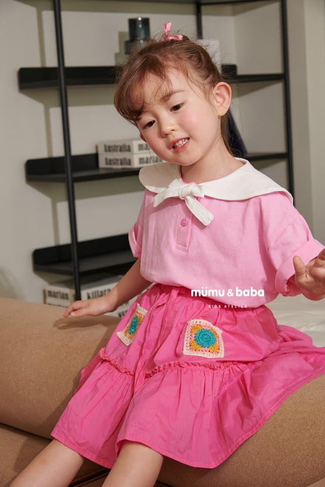 Mumunbaba - Korean Children Fashion - #kidsshorts - Pocket Skirt - 4