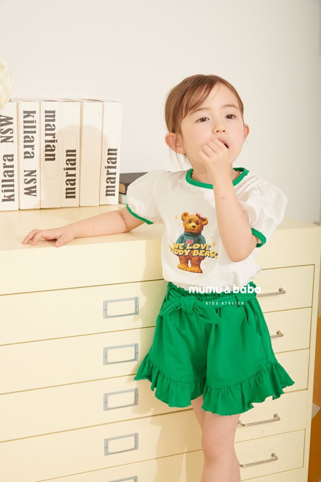 Mumunbaba - Korean Children Fashion - #kidsstore - Teddy Bear Tee - 3