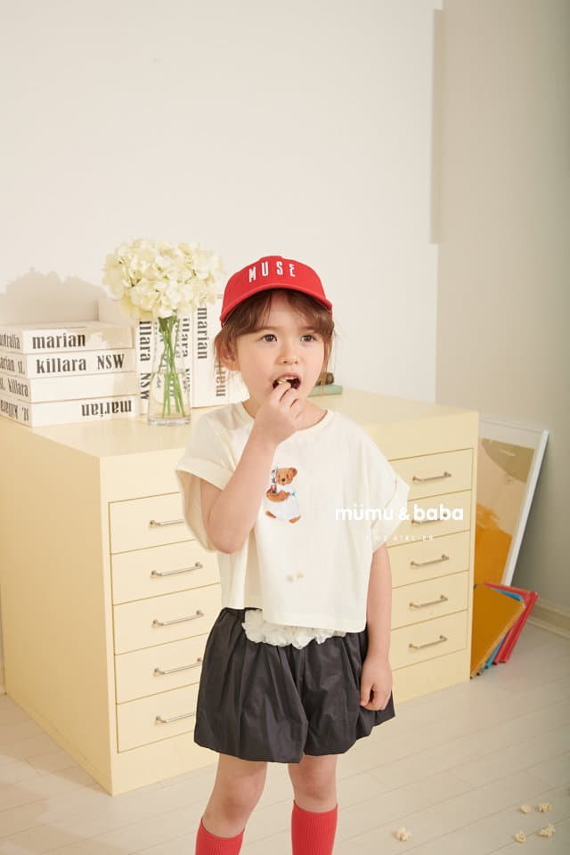 Mumunbaba - Korean Children Fashion - #littlefashionista - Rora Bear Tee - 2
