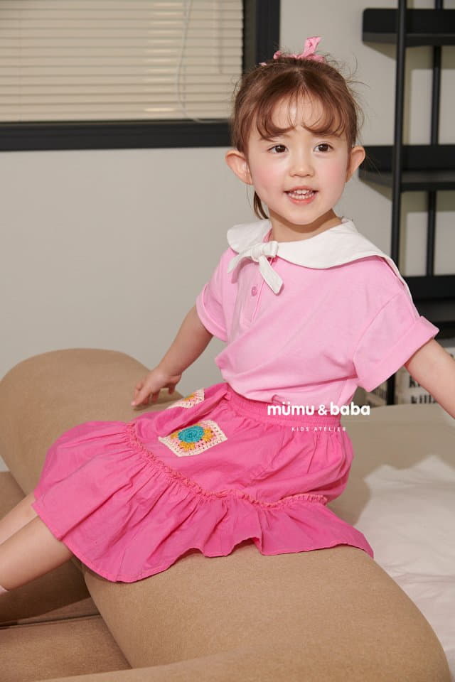 Mumunbaba - Korean Children Fashion - #littlefashionista - Pocket Skirt - 7