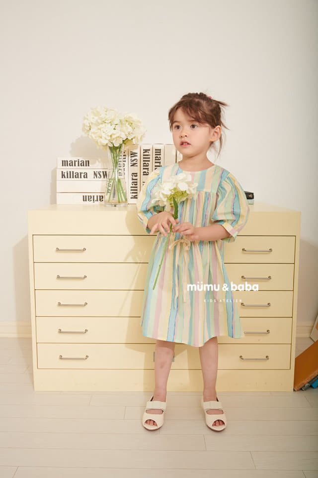 Mumunbaba - Korean Children Fashion - #toddlerclothing - Rainbow One-piece