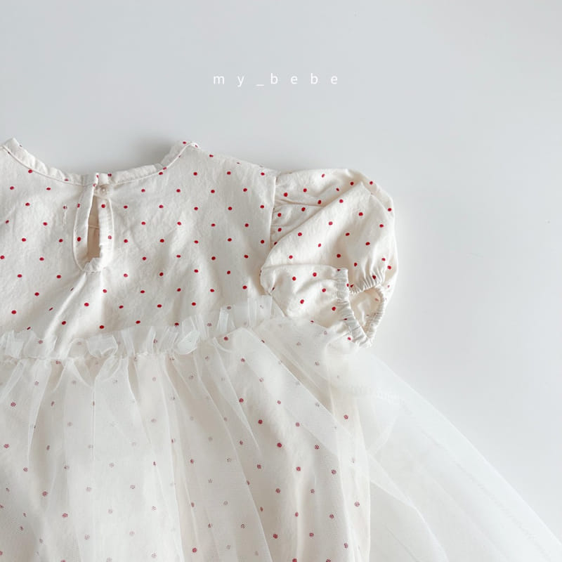 My Bebe - Korean Baby Fashion - #babyfever - Baby Sha Bodysuit Set - 8