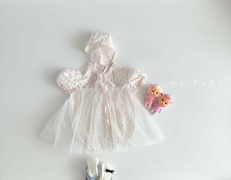 My Bebe - Korean Baby Fashion - #babyoninstagram - Baby Sha Bodysuit Set - 11