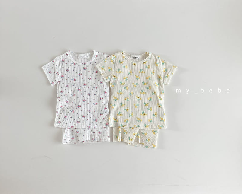 My Bebe - Korean Children Fashion - #designkidswear - Kid Small Flower Easywear