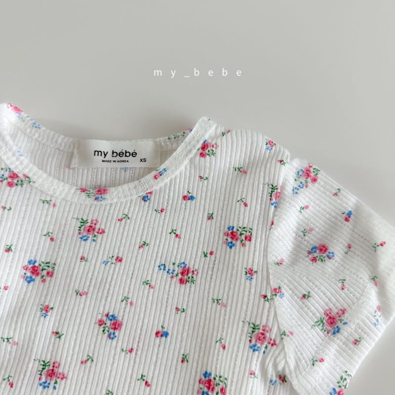My Bebe - Korean Children Fashion - #magicofchildhood - Kid Small Flower Easywear - 9