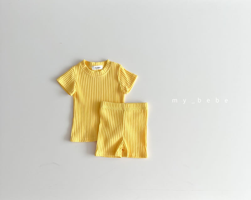 My Bebe - Korean Children Fashion - #minifashionista - Kid Rib Easywear - 9