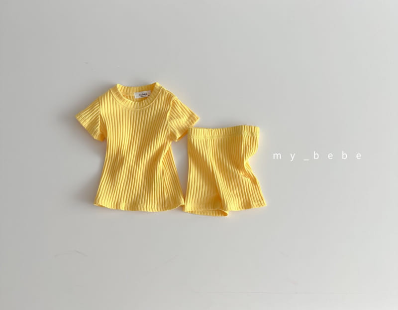 My Bebe - Korean Children Fashion - #prettylittlegirls - Kid Rib Easywear - 10