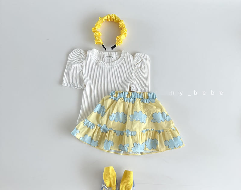 My Bebe - Korean Children Fashion - #stylishchildhood - Kid Summer Cancan Skirt - 12