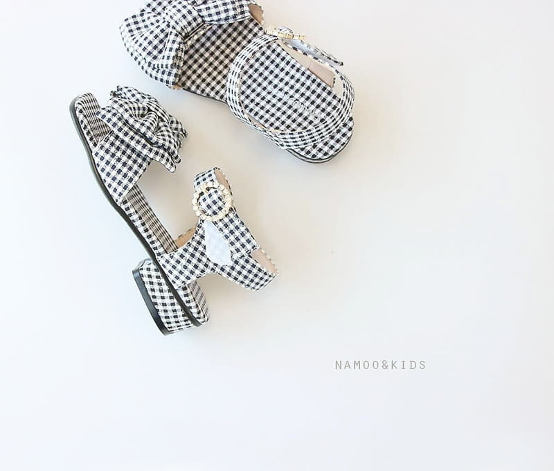 Namoo & Kids - Korean Children Fashion - #littlefashionista - O And Ribbon Sandals - 8