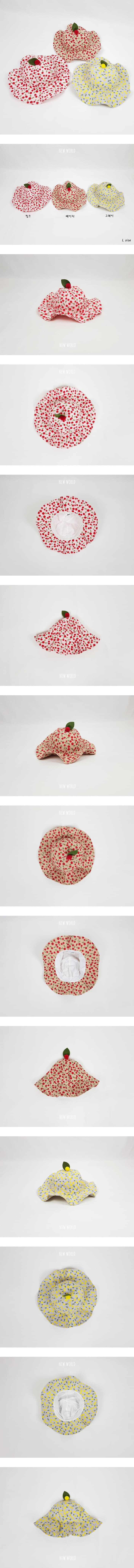 New World - Korean Children Fashion - #kidsstore - Cherry Holla Bucket Hat