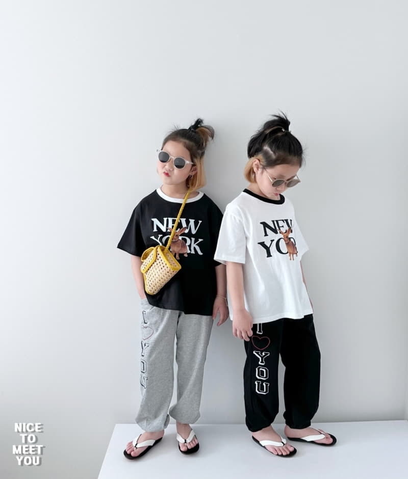 Nice To Meet You - Korean Children Fashion - #kidzfashiontrend - Rabbit New York Tee - 4