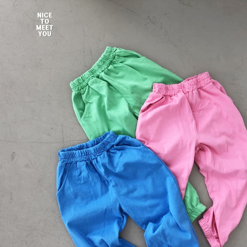 Nice To Meet You - Korean Children Fashion - #childofig - Candy Pants