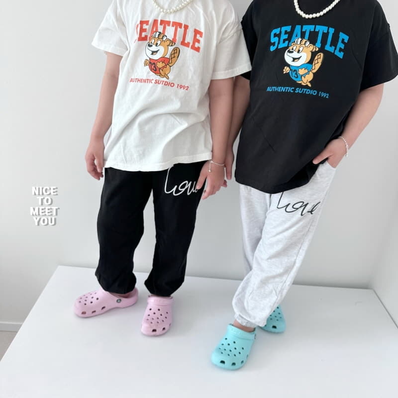 Nice To Meet You - Korean Children Fashion - #childrensboutique - Seatle Tee - 2