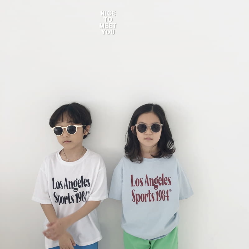 Nice To Meet You - Korean Children Fashion - #designkidswear - Sport 84 Tee - 6