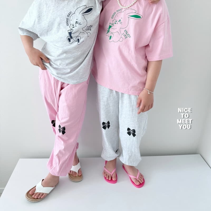 Nice To Meet You - Korean Children Fashion - #discoveringself - Joy Rabbit Tee - 4