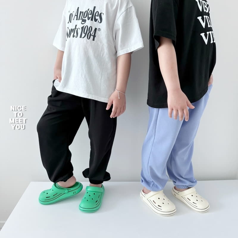 Nice To Meet You - Korean Children Fashion - #fashionkids - Charr Span Pants - 4