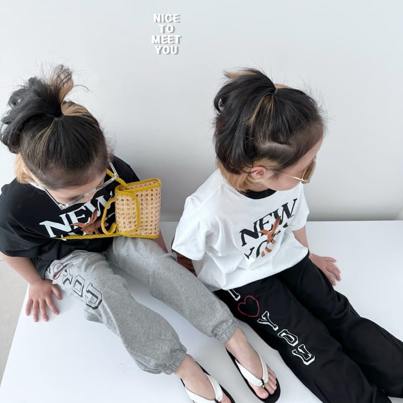 Nice To Meet You - Korean Children Fashion - #kidzfashiontrend - Rabbit New York Tee - 3