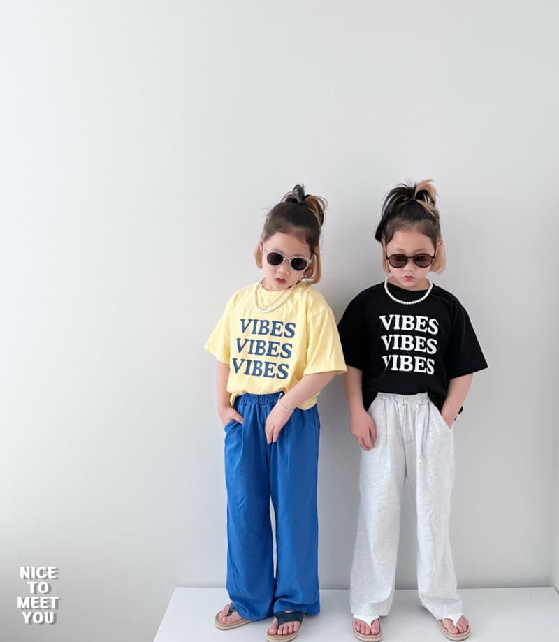Nice To Meet You - Korean Children Fashion - #kidzfashiontrend - Vibe Tee