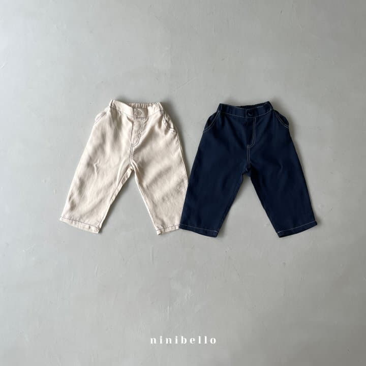 Ninibello - Korean Children Fashion - #fashionkids - Linen Stitch Pants - 7