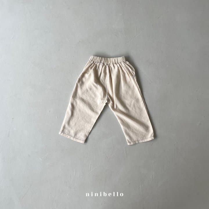 Ninibello - Korean Children Fashion - #kidzfashiontrend - Linen Stitch Pants - 10