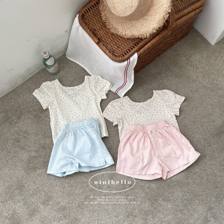 Ninibello - Korean Children Fashion - #prettylittlegirls - Flower Puff Tee - 2