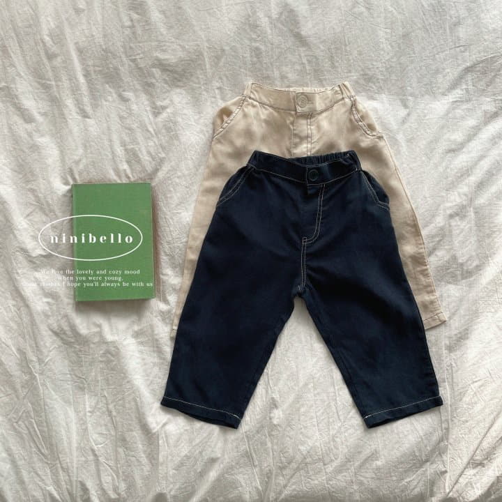 Ninibello - Korean Children Fashion - #stylishchildhood - Linen Stitch Pants - 2