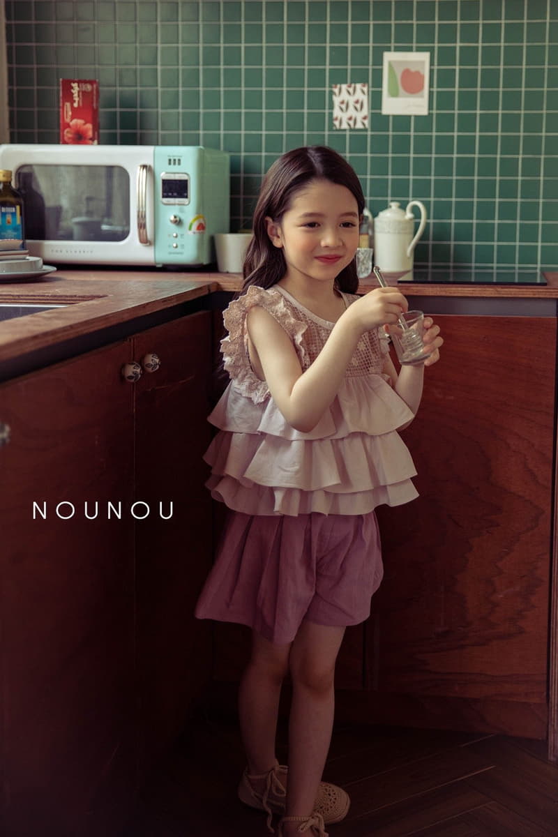 Nounou - Korean Children Fashion - #childofig - Wrinkle Skirt Pants - 10