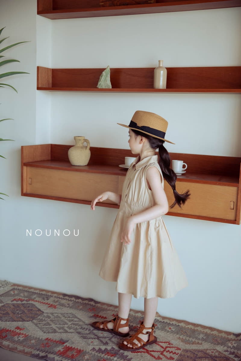 Nounou - Korean Children Fashion - #childrensboutique - Cream One-piece - 6