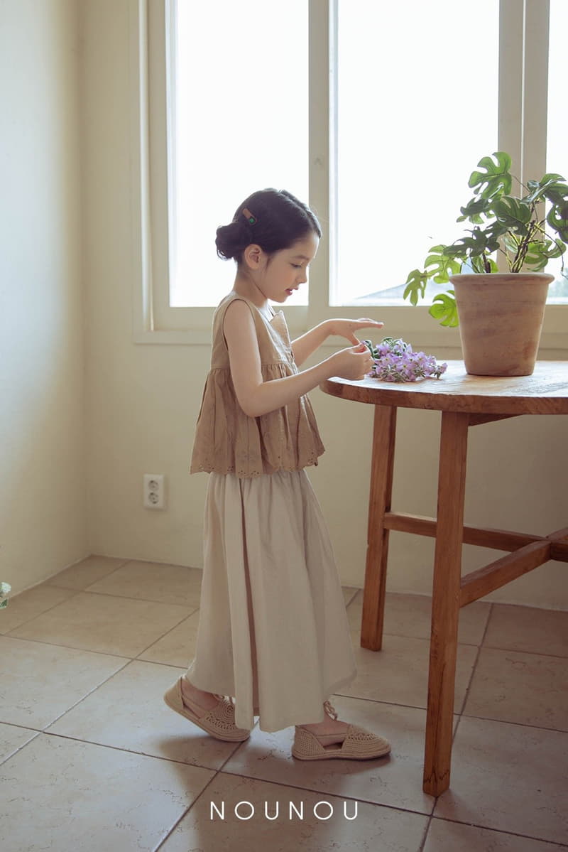 Nounou - Korean Children Fashion - #designkidswear - Tong Skirt Pants - 5
