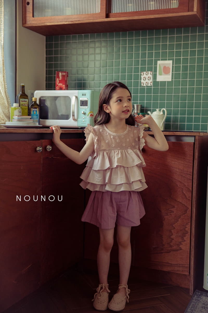 Nounou - Korean Children Fashion - #designkidswear - Cancan Less Top - 12
