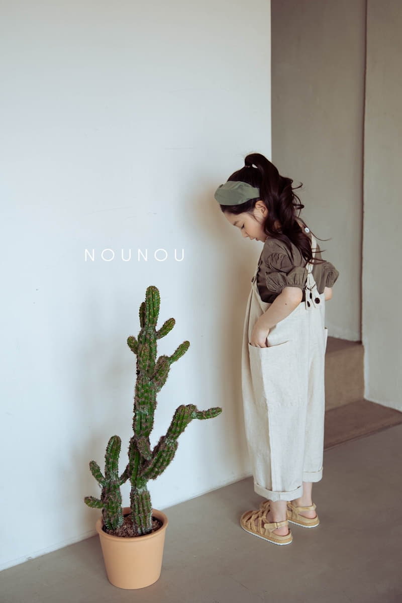 Nounou - Korean Children Fashion - #discoveringself - Bread Dungarees Pants - 12