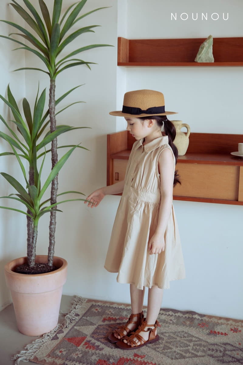 Nounou - Korean Children Fashion - #discoveringself - Cream One-piece - 8