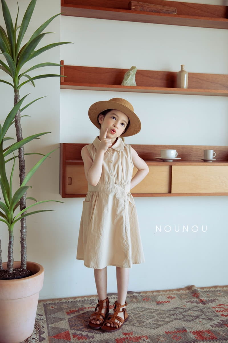 Nounou - Korean Children Fashion - #kidsshorts - Cream One-piece - 10