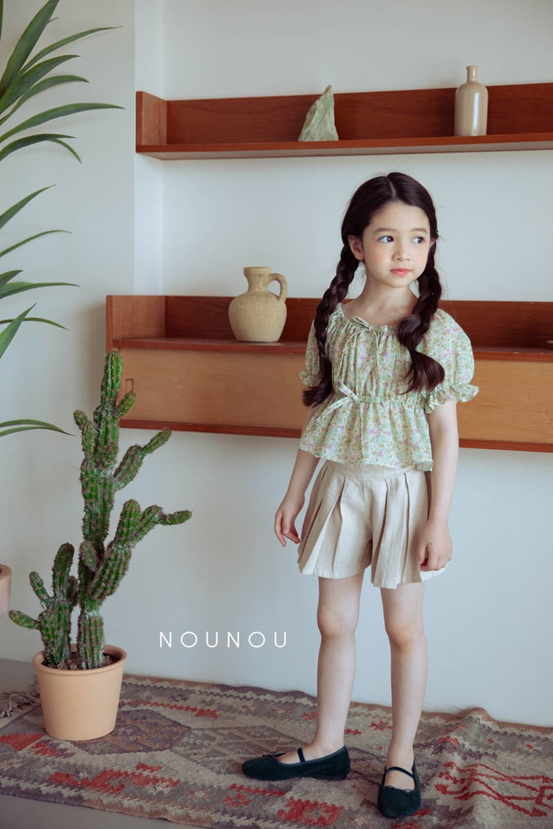 Nounou - Korean Children Fashion - #kidsstore - Wrinkle Skirt Pants - 3