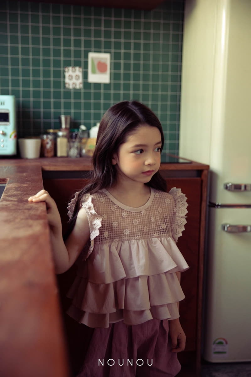 Nounou - Korean Children Fashion - #kidsstore - Cancan Less Top - 2