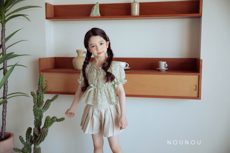 Nounou - Korean Children Fashion - #kidsstore - Wrinkle Skirt Pants - 4