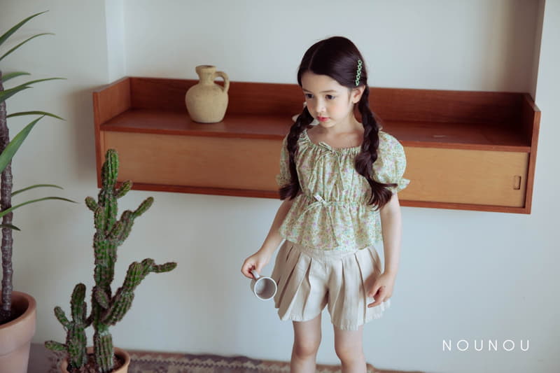 Nounou - Korean Children Fashion - #littlefashionista - Wrinkle Skirt Pants - 6