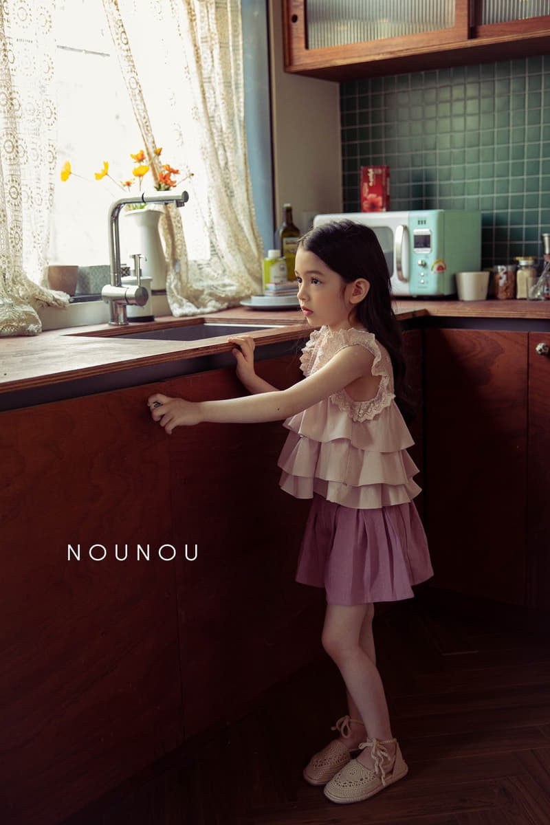 Nounou - Korean Children Fashion - #littlefashionista - Cancan Less Top - 5