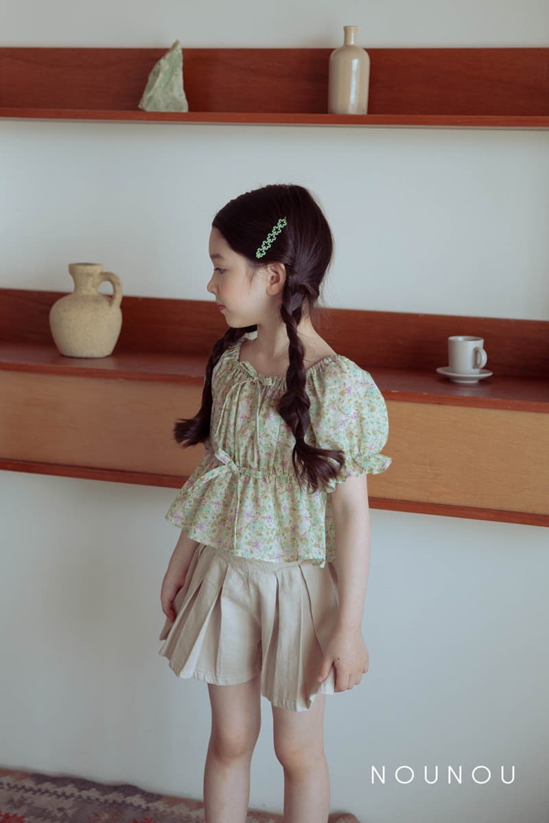 Nounou - Korean Children Fashion - #stylishchildhood - Ribbon Blouse - 3